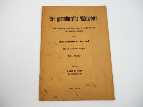 Der gummibereifte ackerwagen - der,