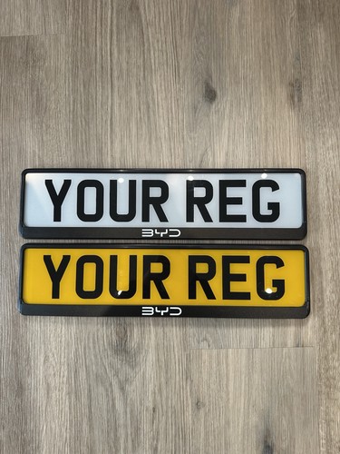 Byd nummernschildrahmen uk - byd, x2